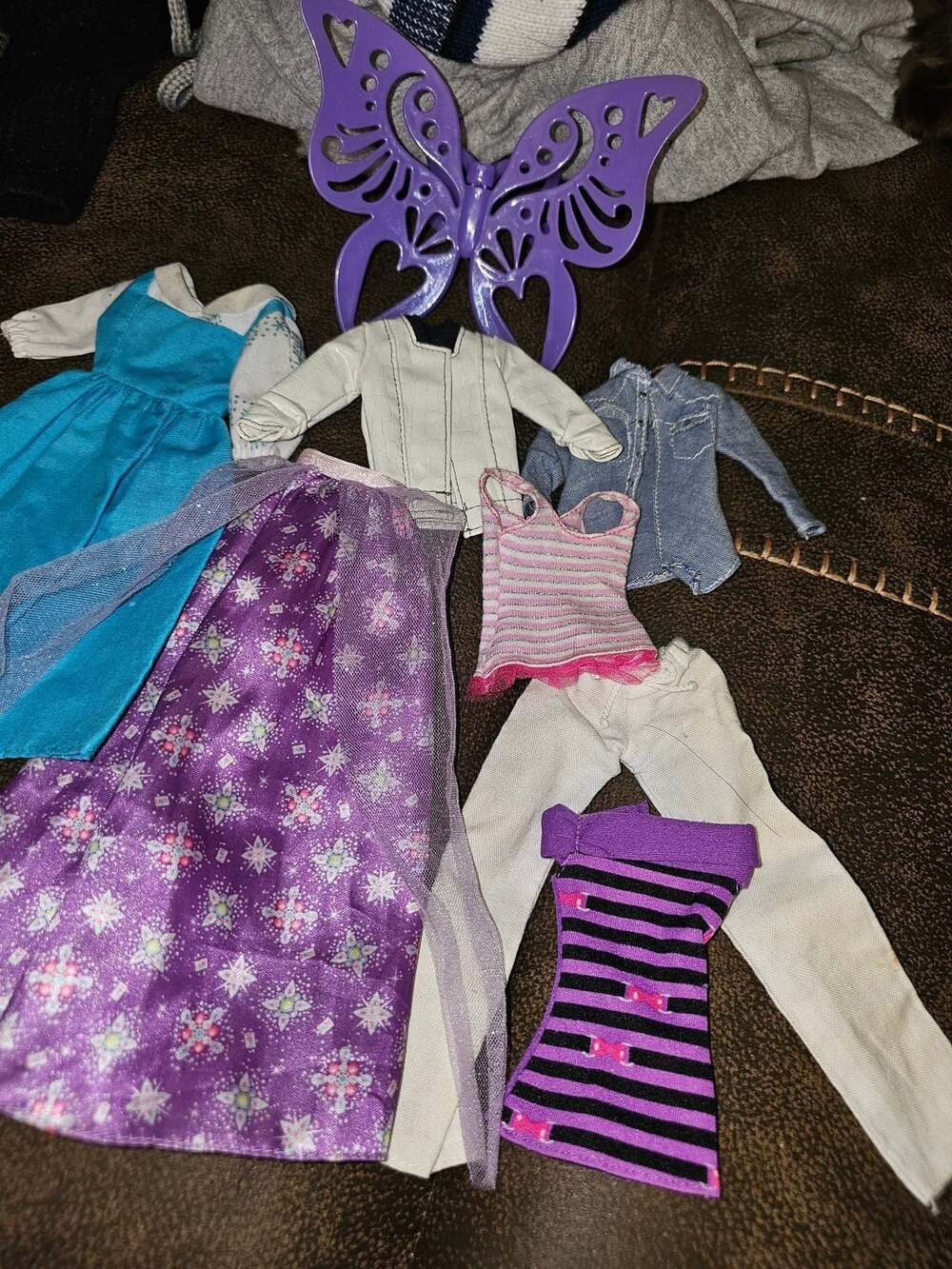 Barbie Doll Clothes and Accessories Lot Dresses and Jackets